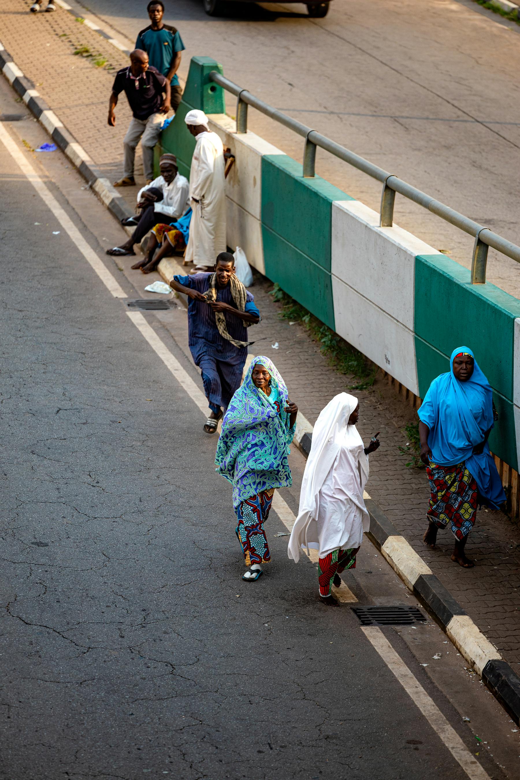 Abuja city center showing weekday movement dynamics
